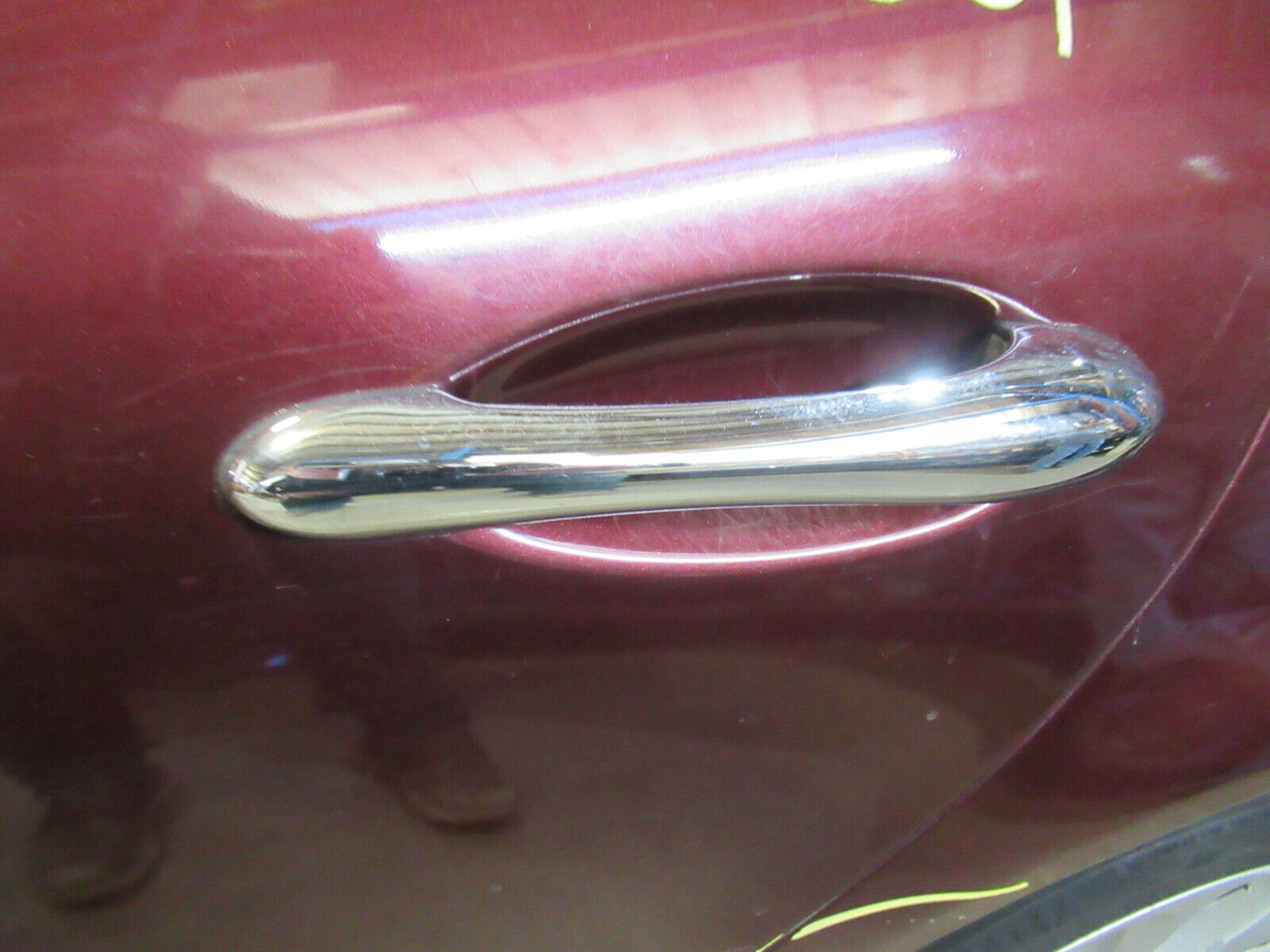 W009 2007 07 MASERATI QUATTROPORTE 4.2 LH LEFT REAR DOOR W/ WINDOW DENTED