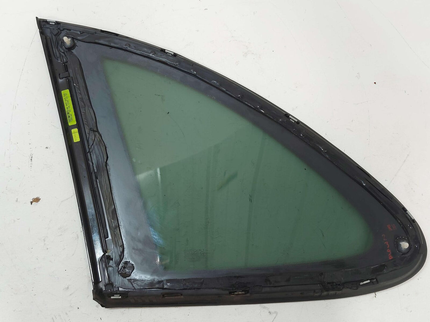 11-18 PORSCHE CAYENNE 958 S E-HYBRID RIGHT QUARTER WINDOW GLASS 7P5845298