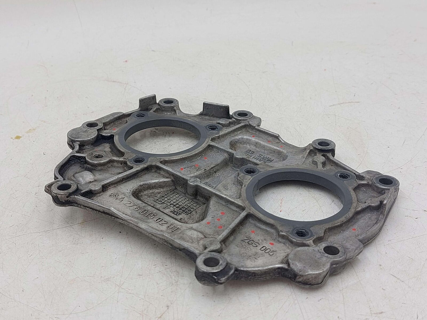 12-21 MERCEDES C43 W205 3.0L RIGHT UPPER ENGINE TIMING COVER A2760150201 276.823