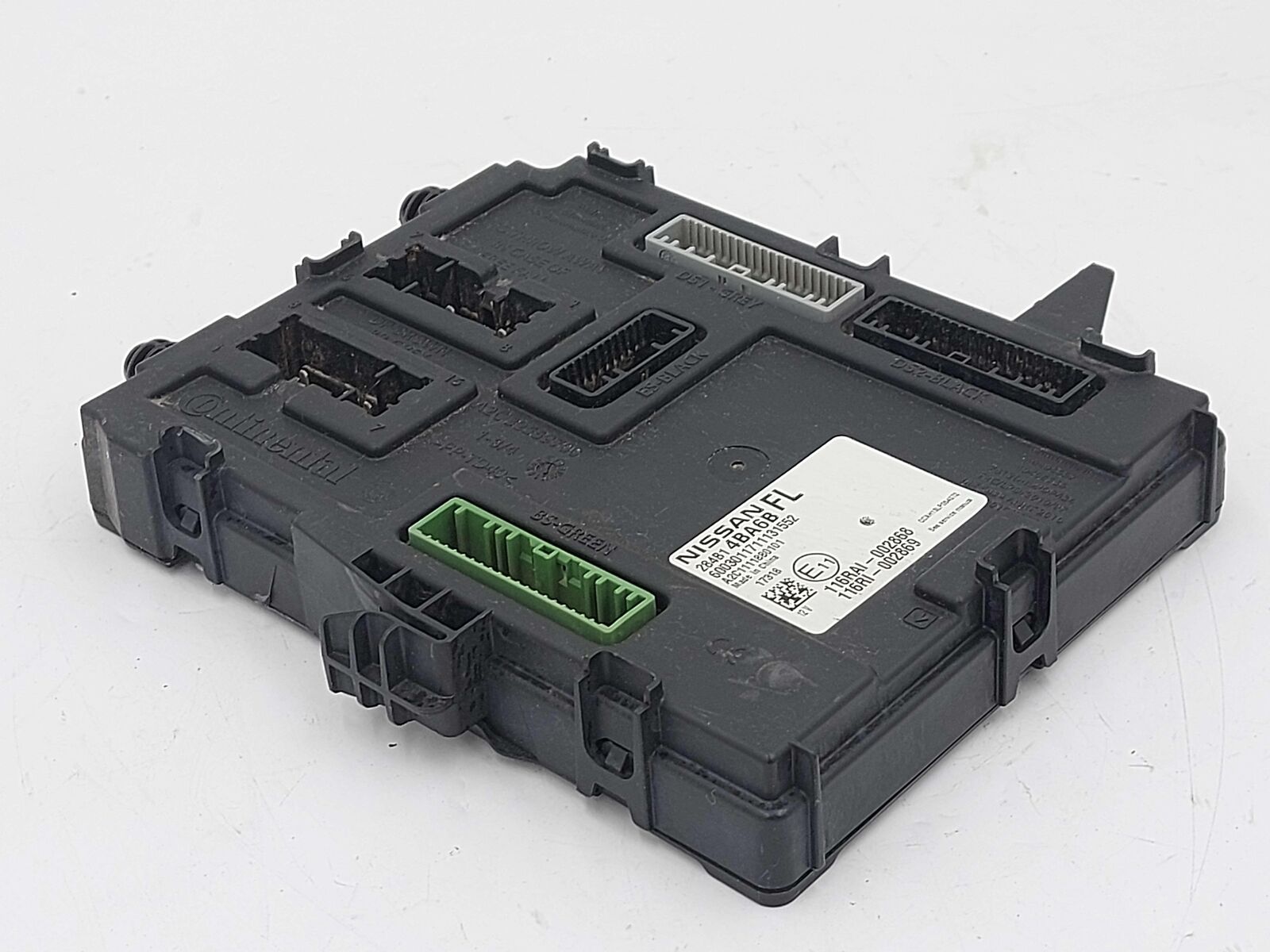 17-18 NISSAN QASHQAI BODY CONTROL BCM MODULE 284B14BA6B