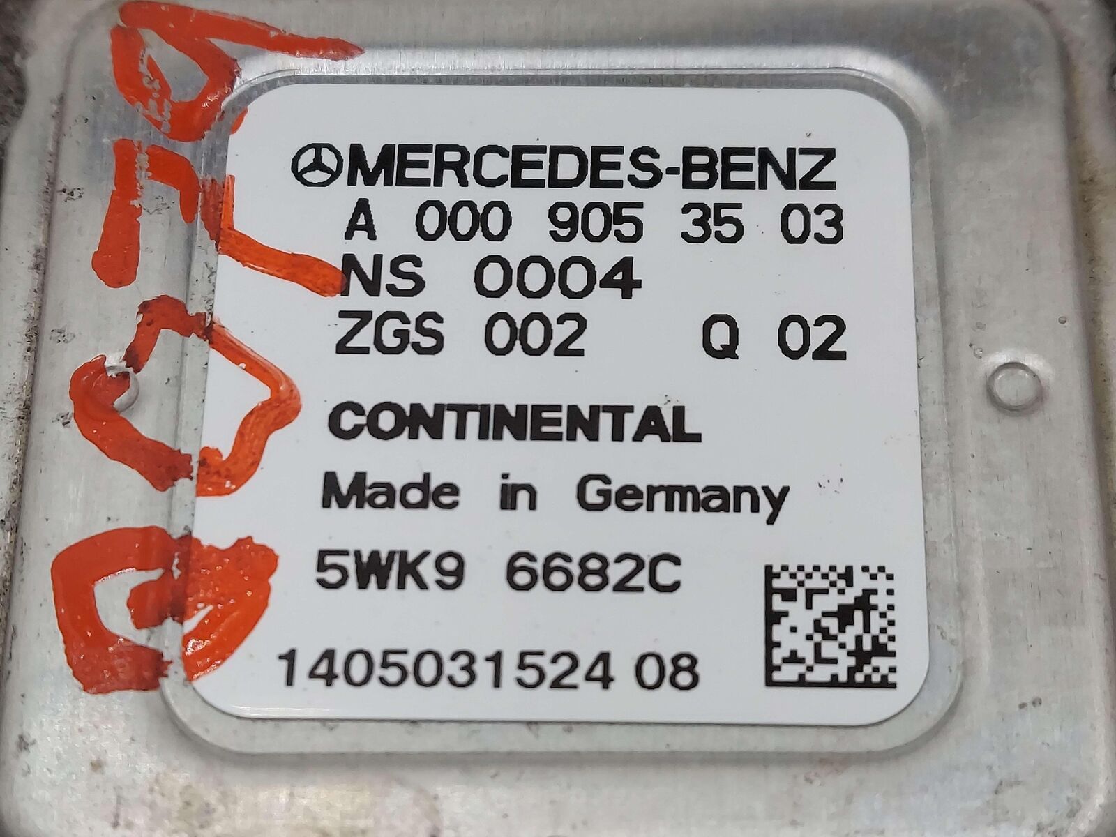 MERCEDES X164 W212 X166 W222 ML/E/S/R/GL-CLASS DIESEL NOX SENSOR 0009053503