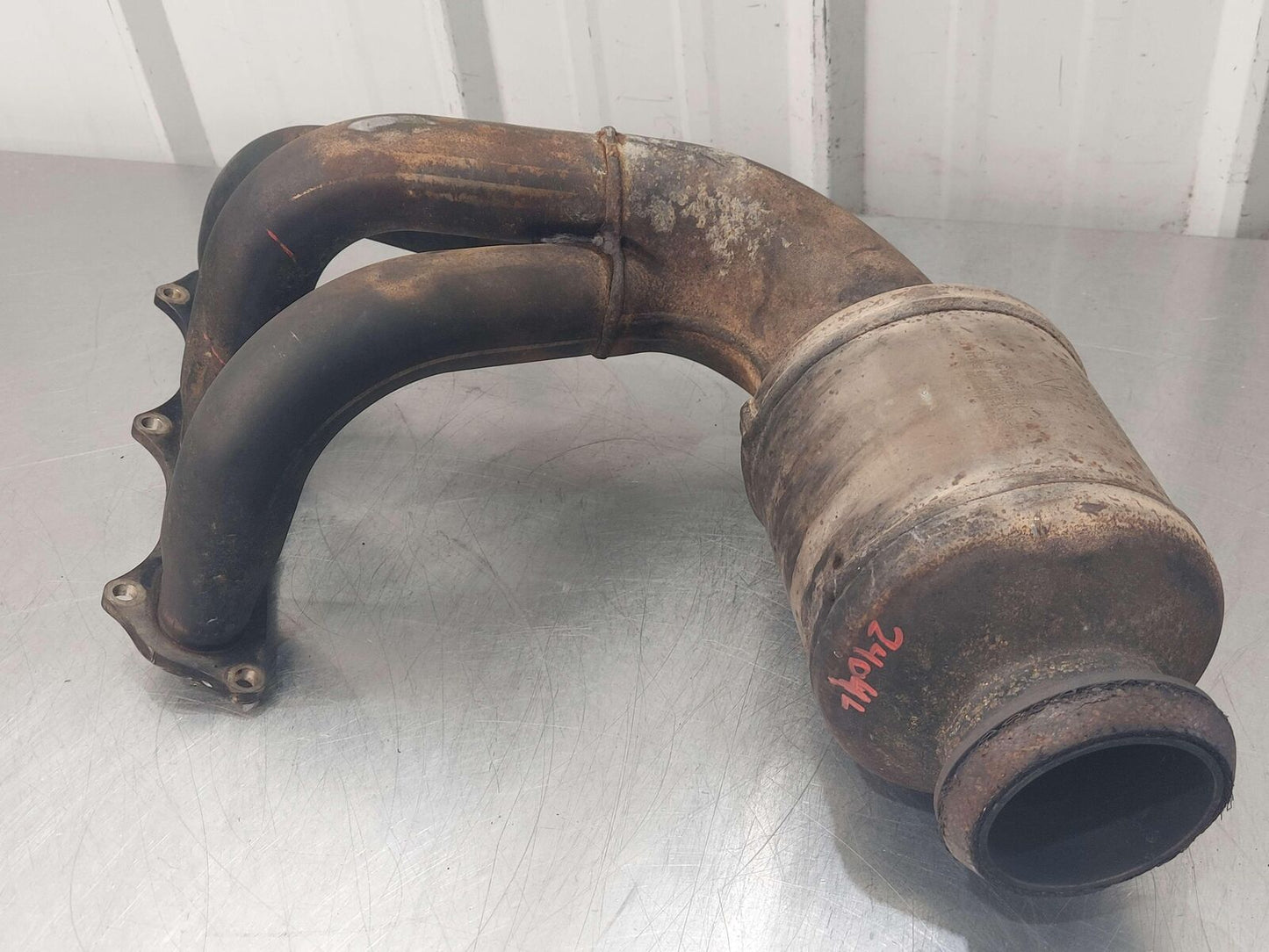 14-16 PORSCHE 911 991 GT3 3.8L MA1.75 LEFT EXHAUST MANIFOLD 3.8L MA1.75 *NOTE