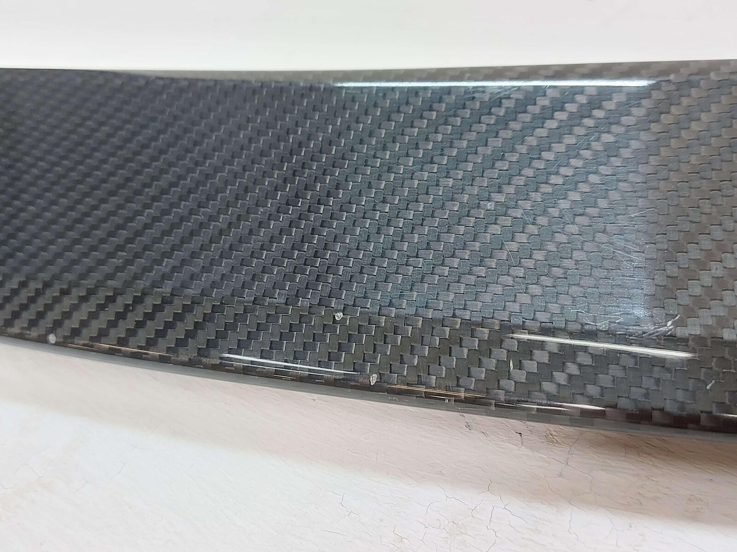 12-18 Mercedes CLS63 C218 Rear Spoiler Carbon Fiber 2187900388 *Chipped Scuffed