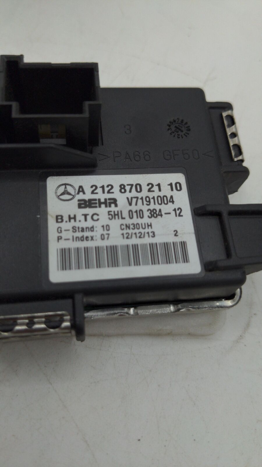 2014 MERCEDES GLK250 21287021 A21287021 Blower Motor Resistor