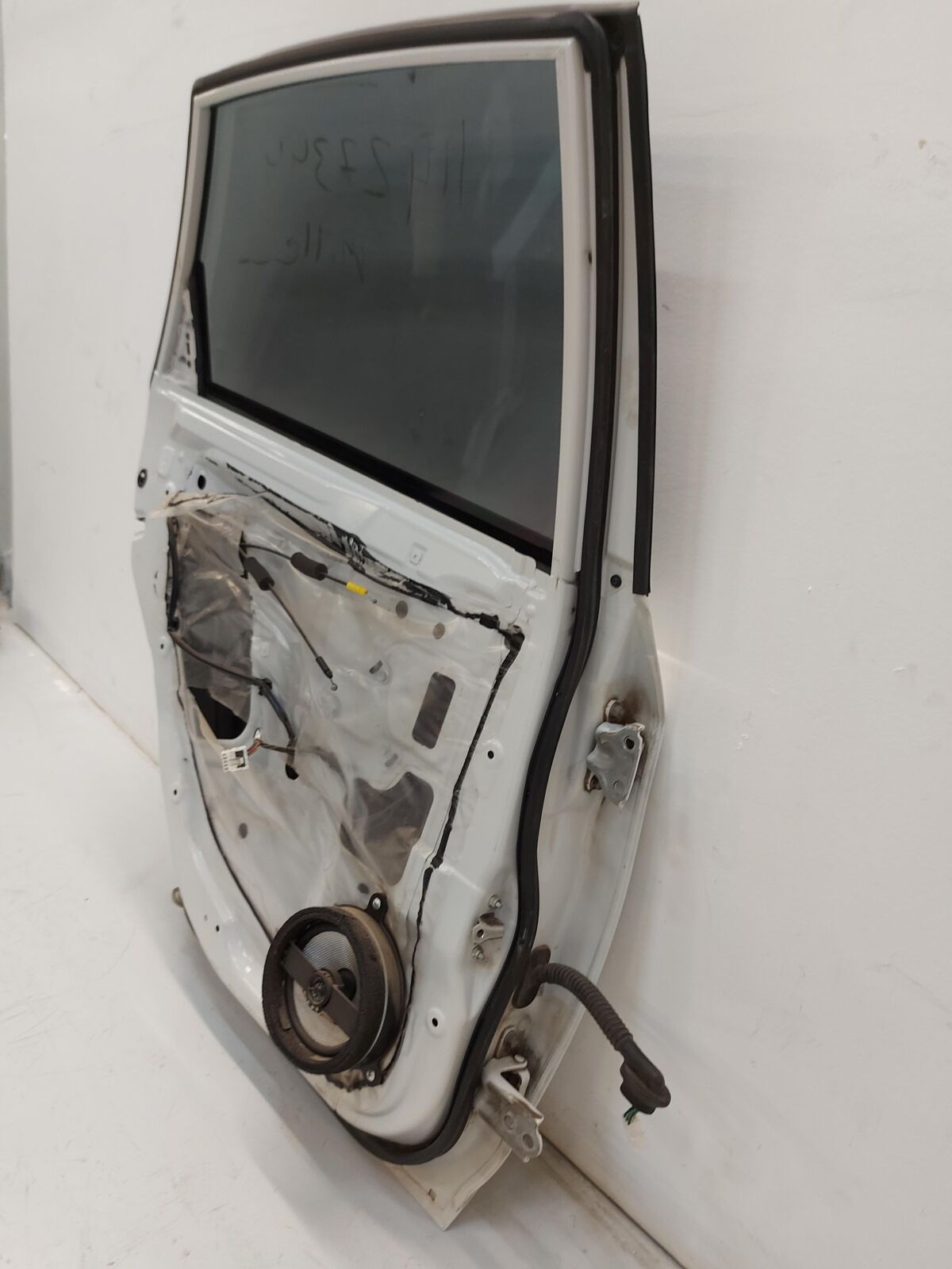 08-14 SUBARU IMPREZA WRX STI 2.5l Turbo REAR LH Door White *NOTES*