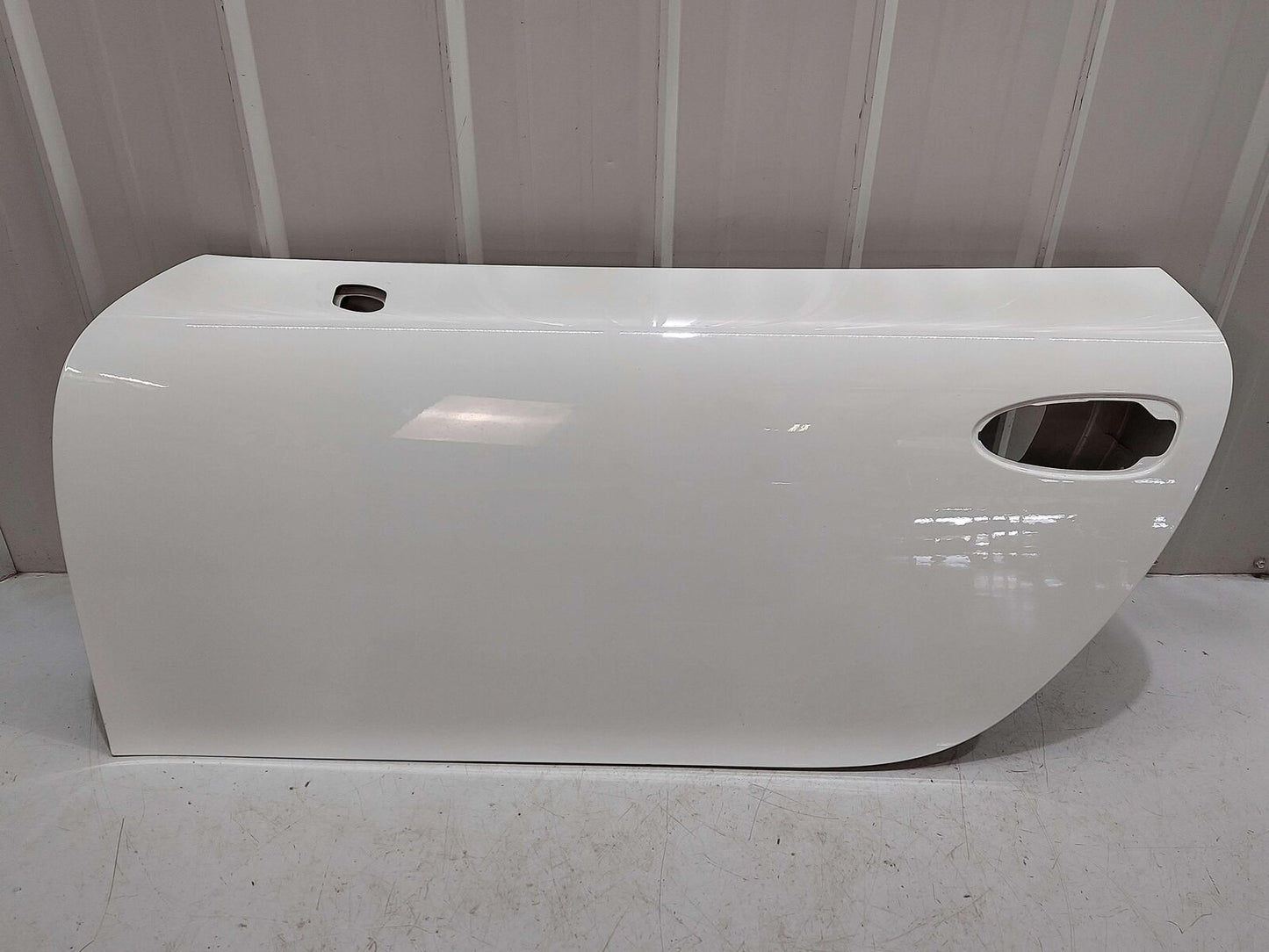 12-16 PORSCHE 911 991 GT3 FRONT LEFT DOOR SHELL PURE WHITE C9A *NOTE