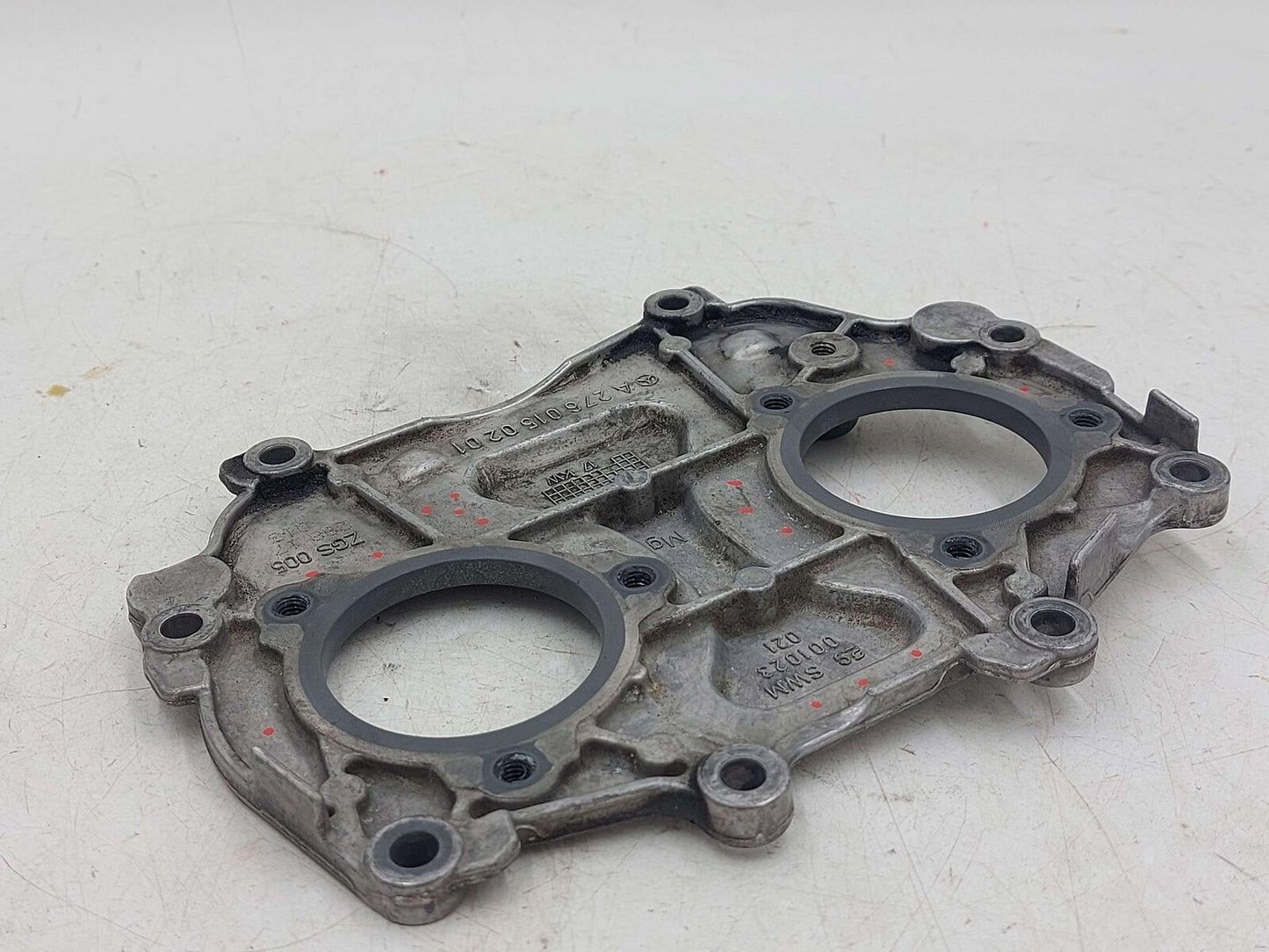 12-21 MERCEDES C43 W205 3.0L RIGHT UPPER ENGINE TIMING COVER A2760150201 276.823