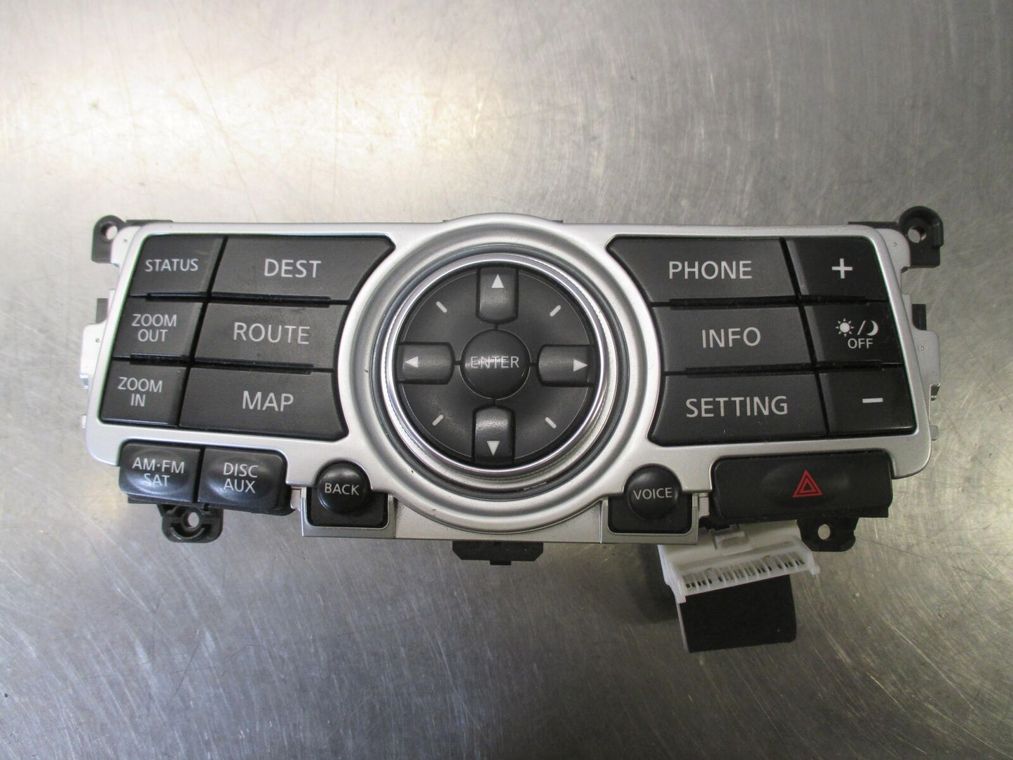 08-13 INFINITI G37 RADIO Navigation Controls 28395-JK65B