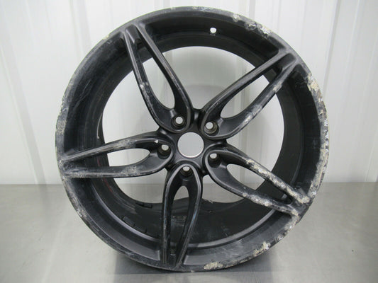 T020 2016 16 MCLAREN 570S FRONT WHEEL RIM #1 DAMAGED BENT 13B0929CP