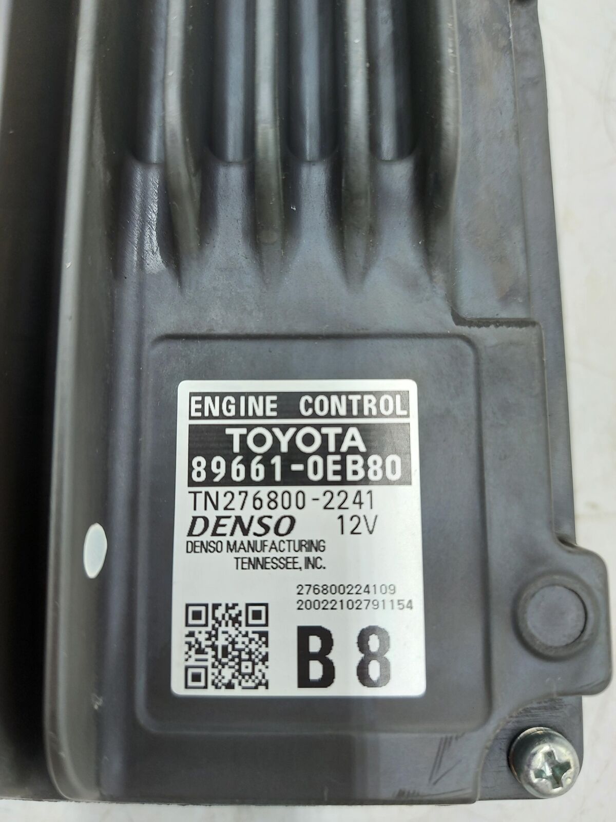 20 21 22 TOYOTA HIGHLANDER Engine Computer Control Module ECU ECM 89661-0eb80