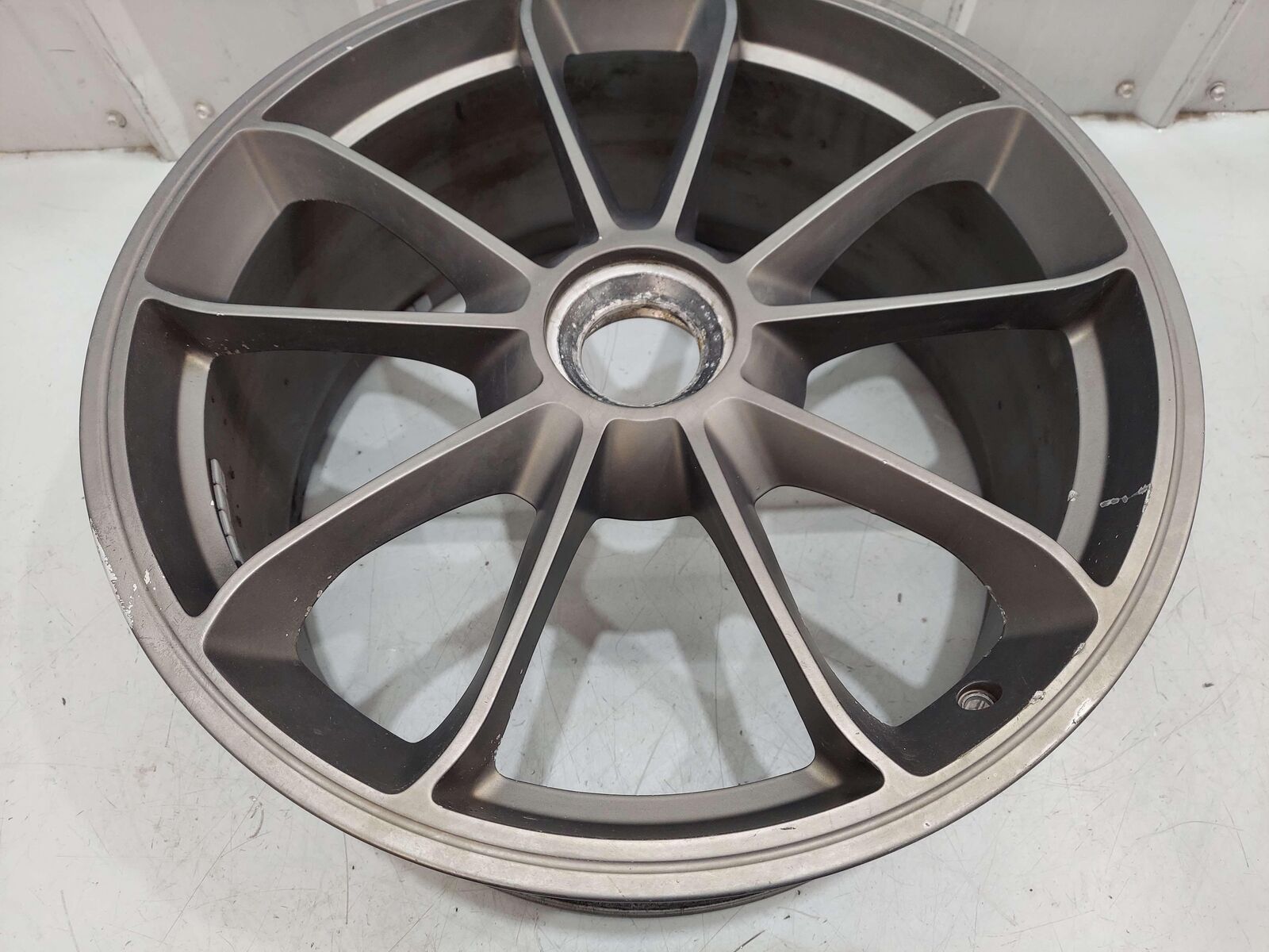 14-16 PORSCHE 911 991 GT3 FRONT WHEEL RIM 20X9 10 SPOKE ALLOY *NOTE