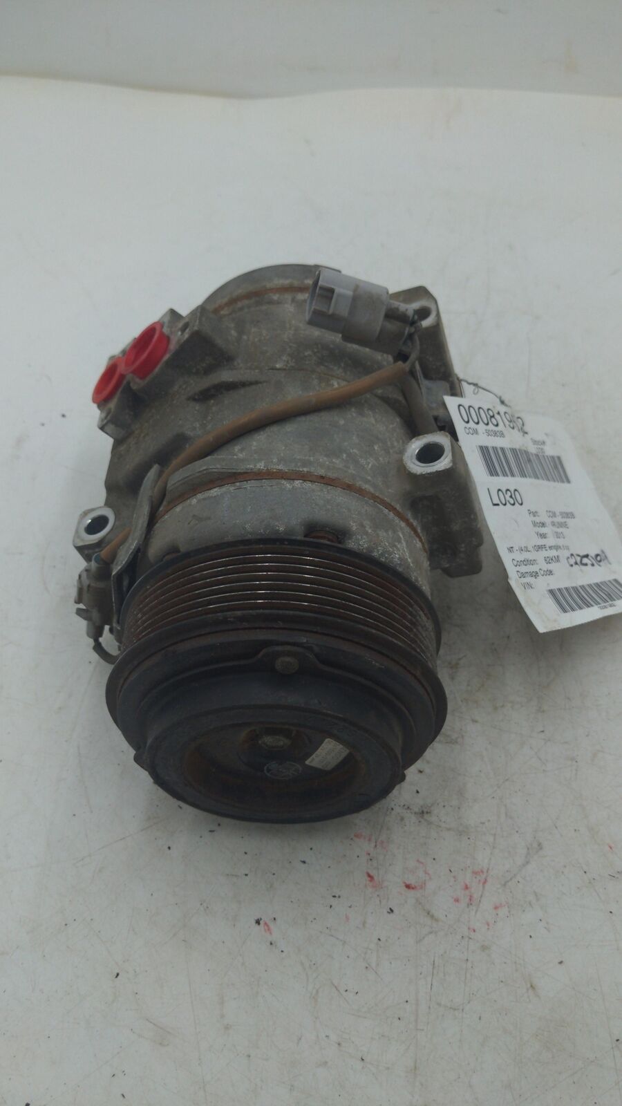 10-22 TOYOTA 4RUNNER A/c AC Air Compressor 62K KM's! 4.0L 1GRFE