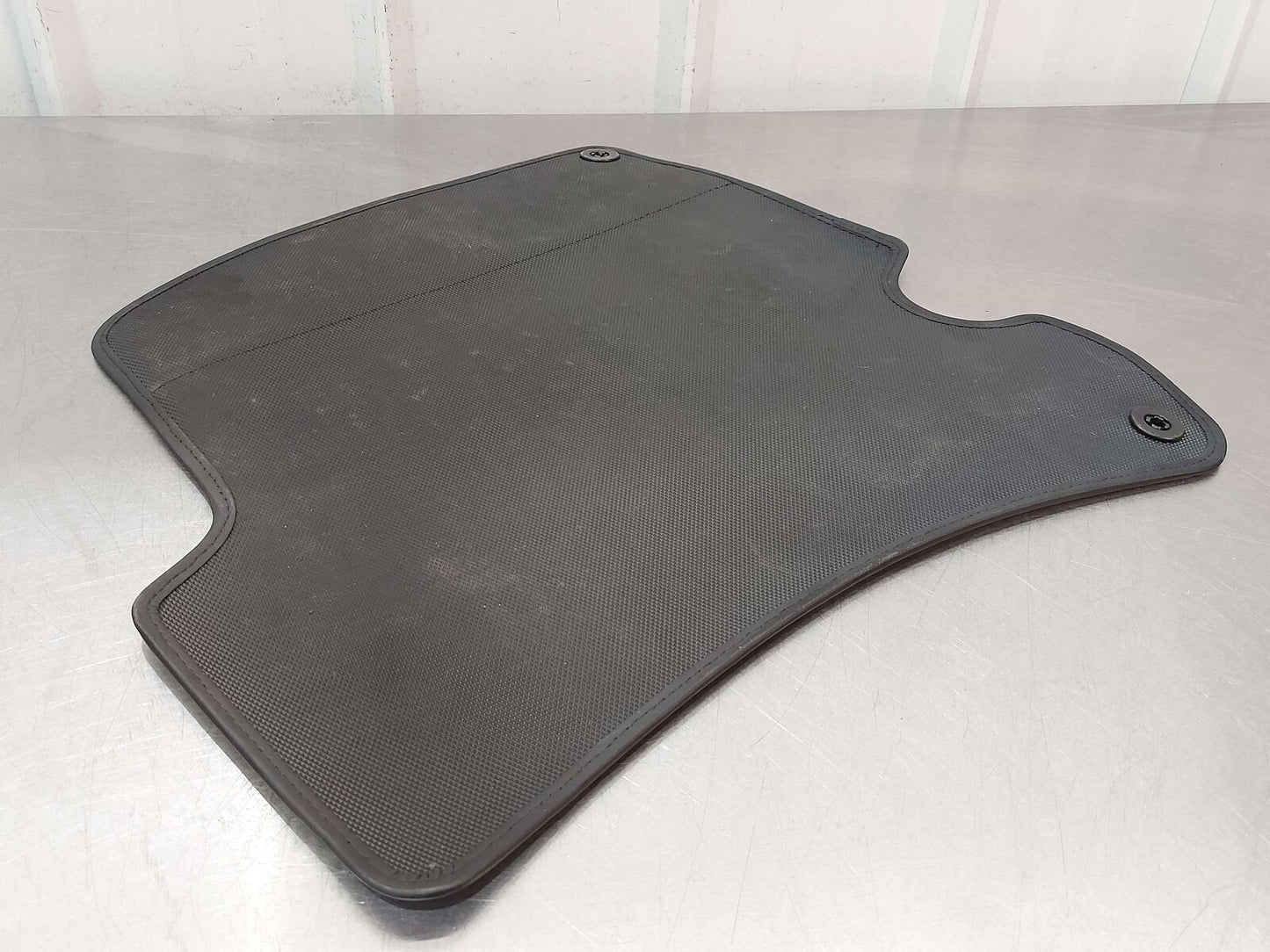 2021 FERRARI ROMA F169 FRONT LH LEFT FLOOR MAT BLACK LEATHER RED STITCHING *NOTE