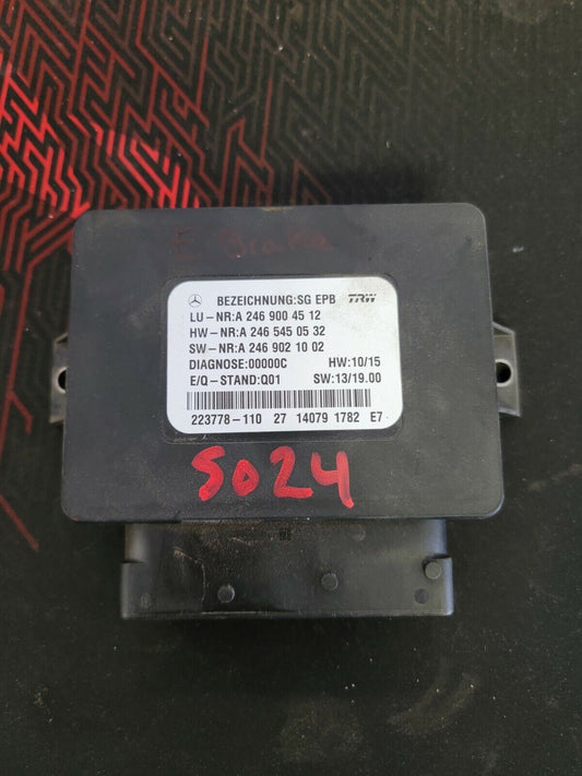 S024 2014 Mercedes ML350 Parking Brake Module a2469004512 OEM