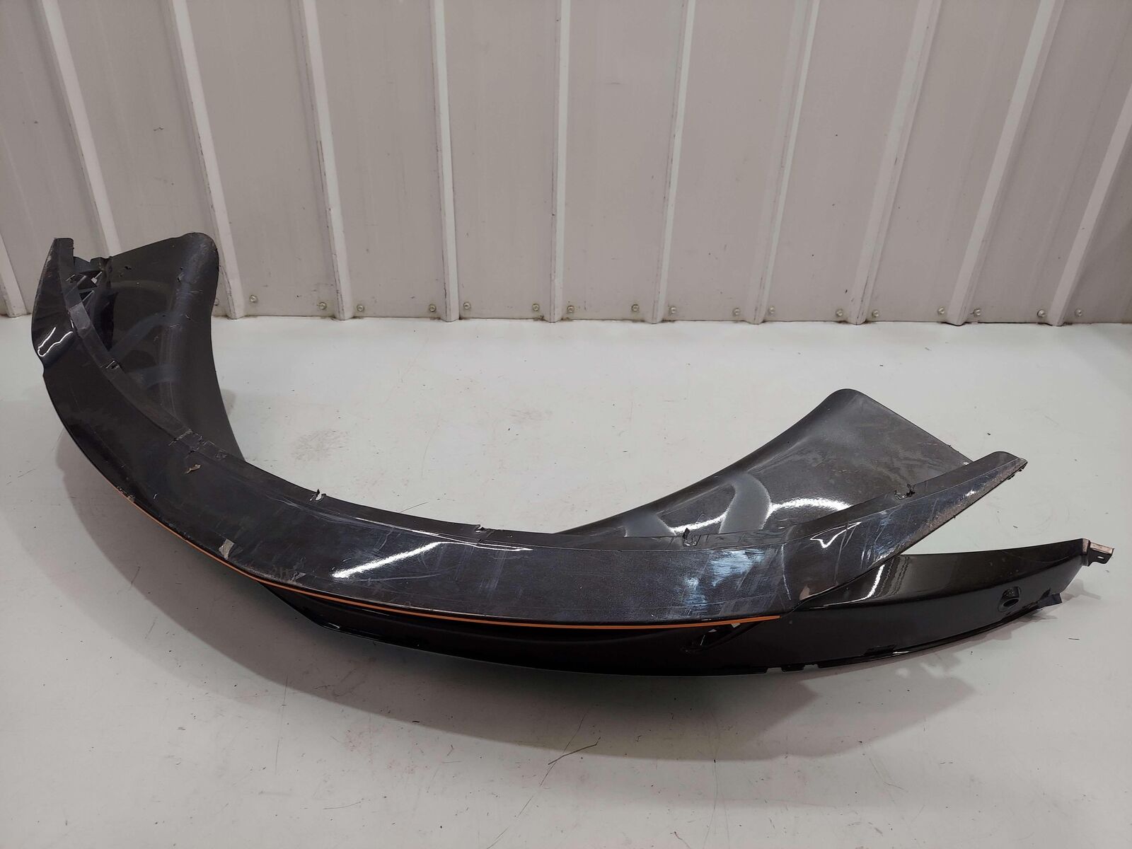 2017 MCLAREN 570S FRONT BUMPER COVER LOWER SECTION GREY W/ ORANGE ACCENT *NOTE