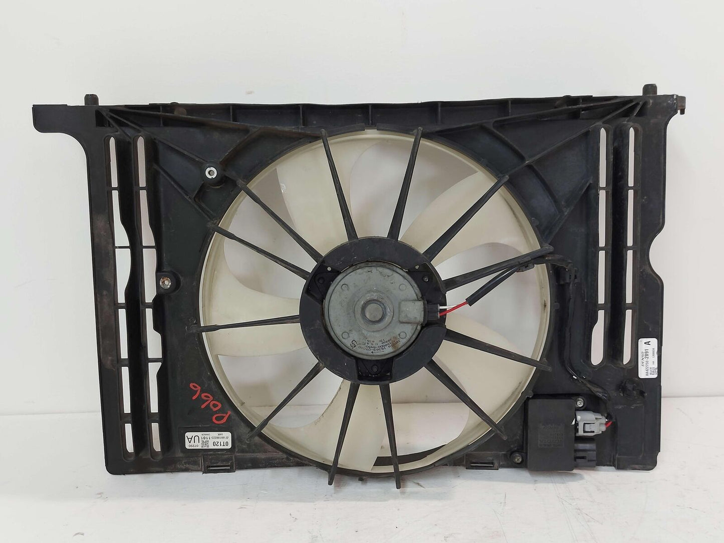 09-14 TOYOTA MATRIX 1.8L ELECTRIC COOLING FAN MOTOR AA100223-1181 163630T120