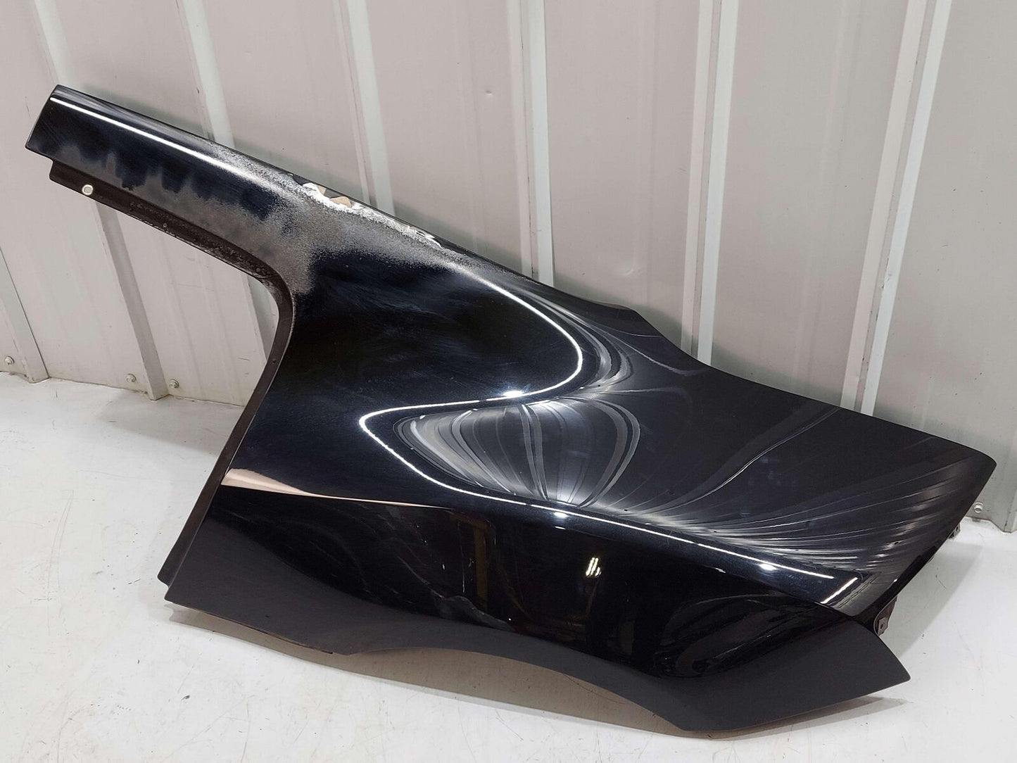 08-13 AUDI R8 LH LEFT QUARTER PANEL PHANTOM BLACK PEARLESCENT 420809603 *NOTES*