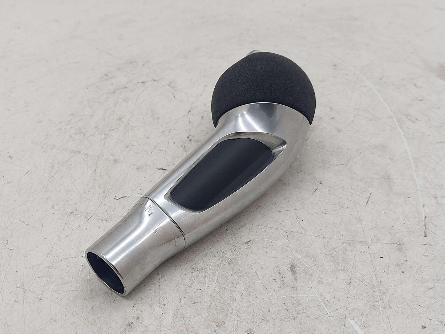 2014 PORSCHE 911 991 GT3 PDK SHIFT KNOB SILVER W/ ALCANTARA *GOUGED*