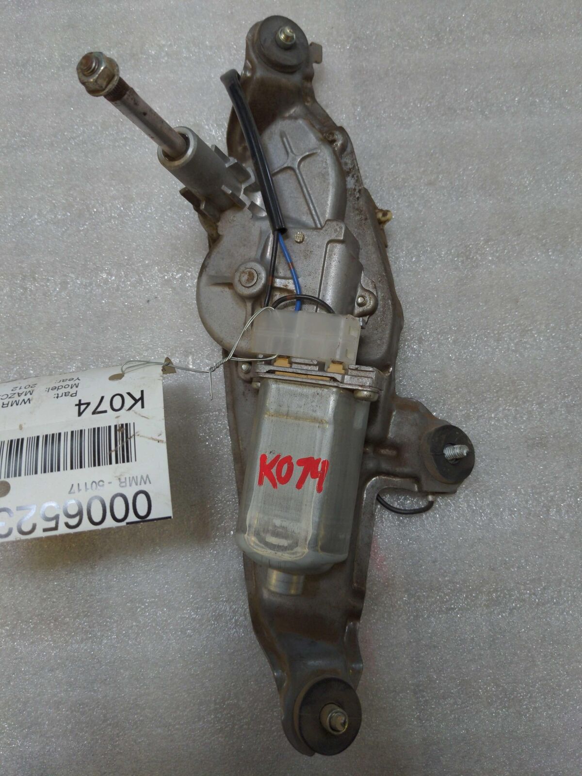 07-12 MAZDA CX7 Rear Windshield Wiper Motor EG21-67450C 849600-0334