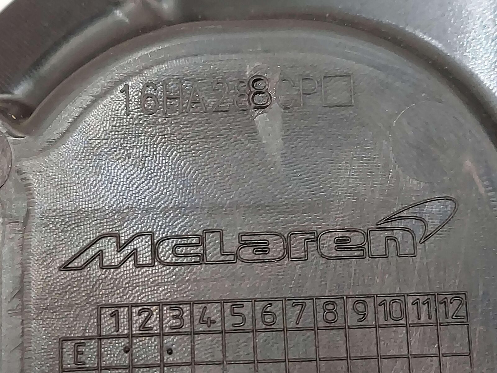 2023 McLaren Artura Diaphram 16HA282CP 16HA288CP 16HA230CP 16HA102CP *notes