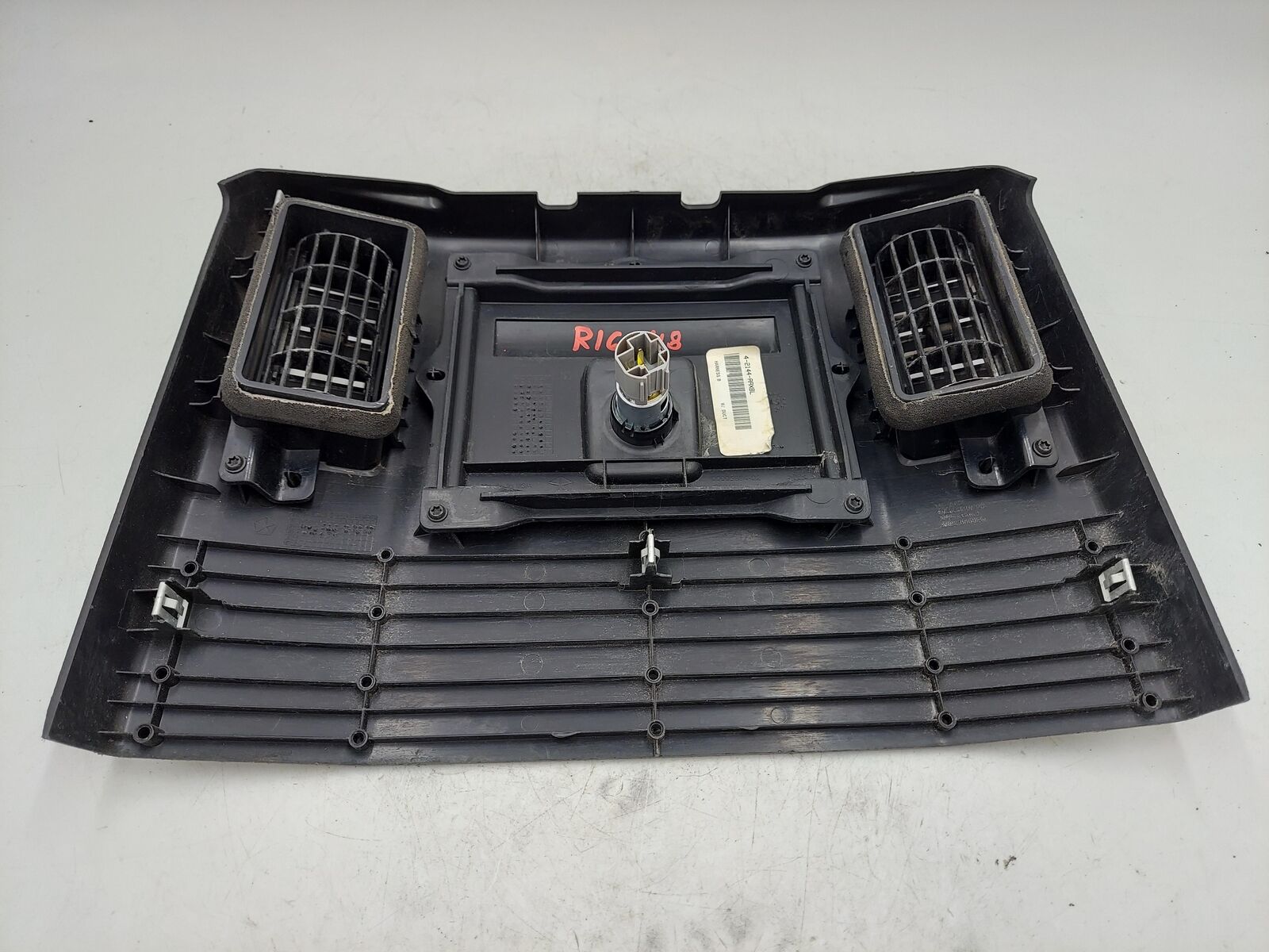 13-17 DODGE PICKUP 2500 Front Console Rear Vent Panel With Power Outlet *NOTES*