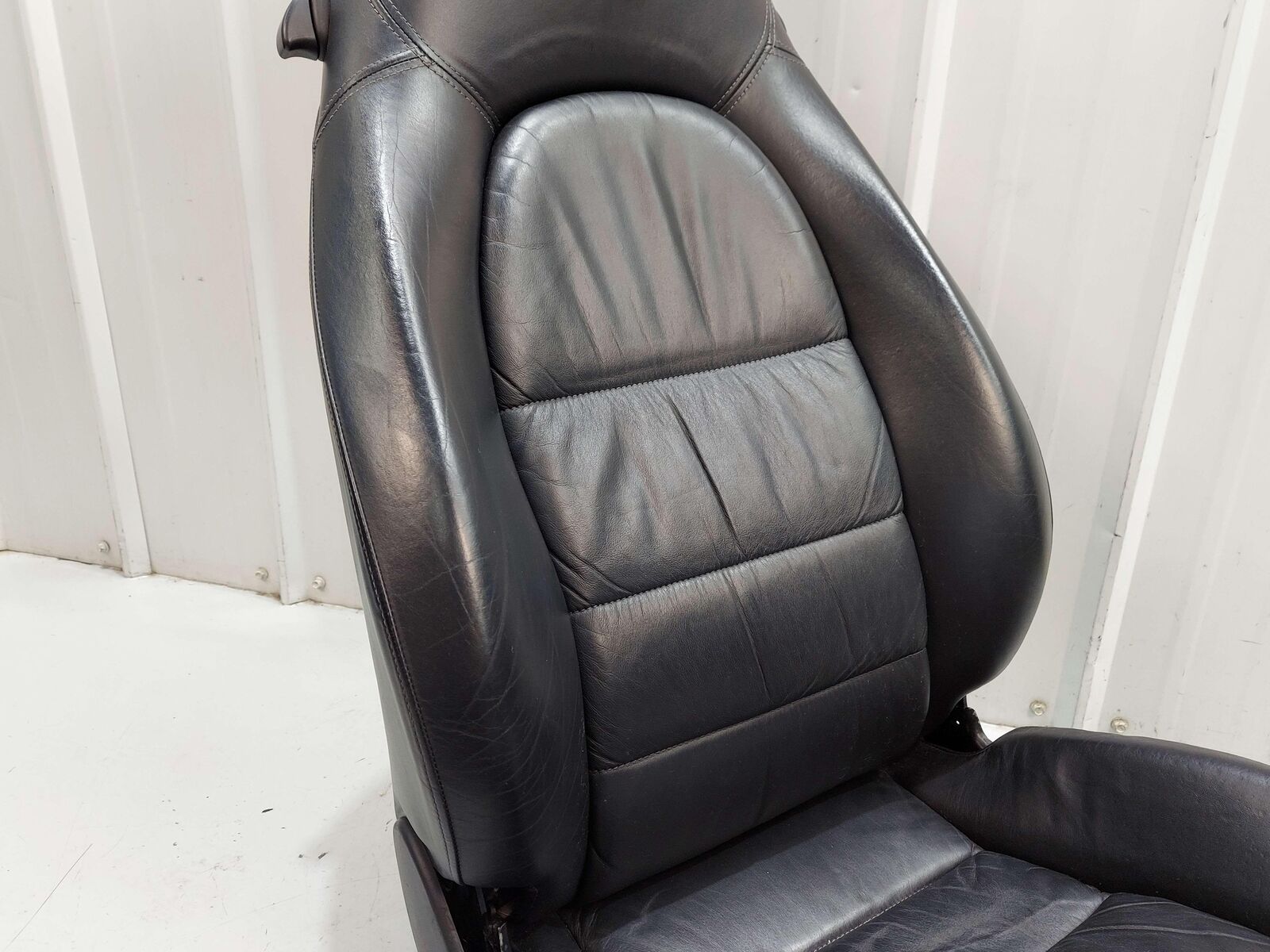 00-01 PORSCHE 911 996 CARRERA CABRIOLET FRONT RIGHT SEAT LEATHER BLACK