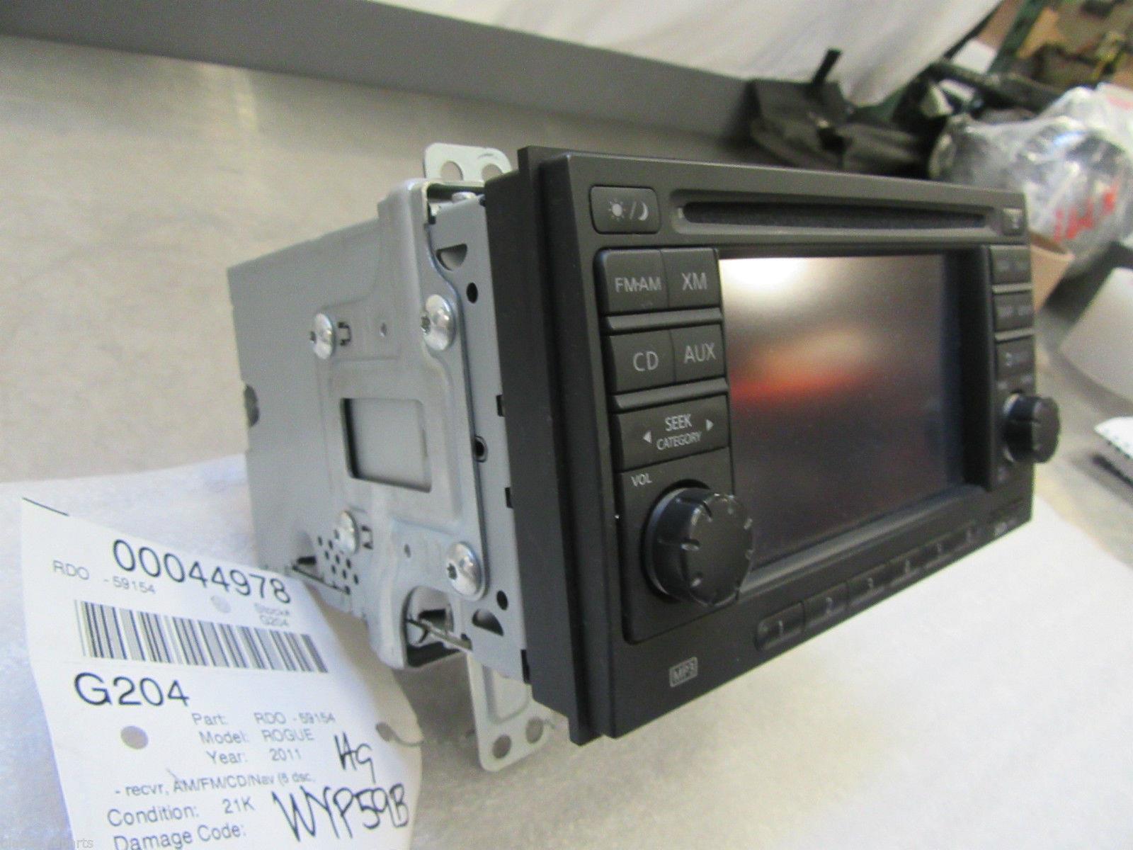 G204 2011 NISSAN ROGUE NAVIGATION SCREEN UNIT 259151VK5C 7612830084