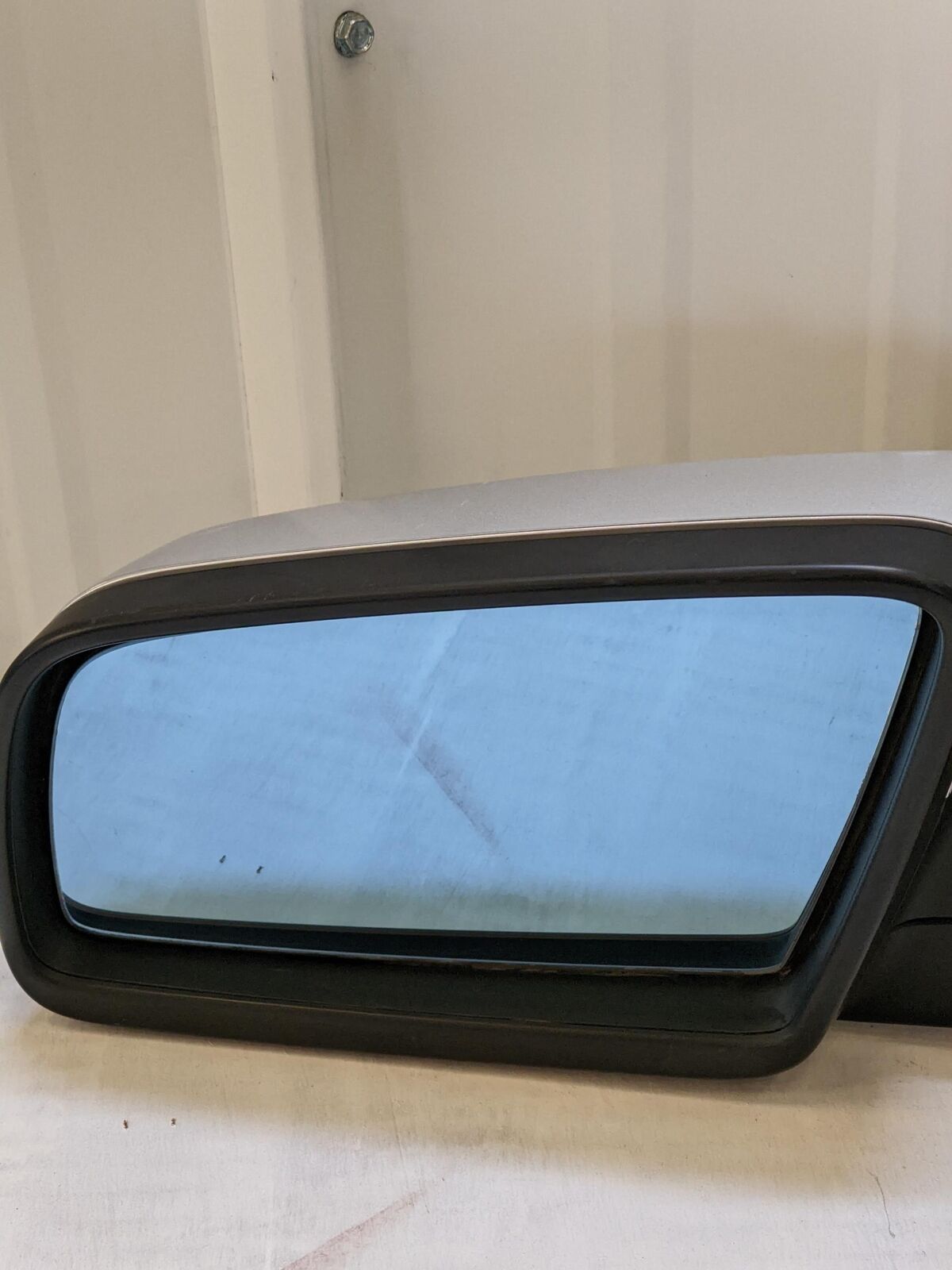 💥04-06 BMW 525 LH Left Door Mirror Silver Heated Anti-glare Electric💥