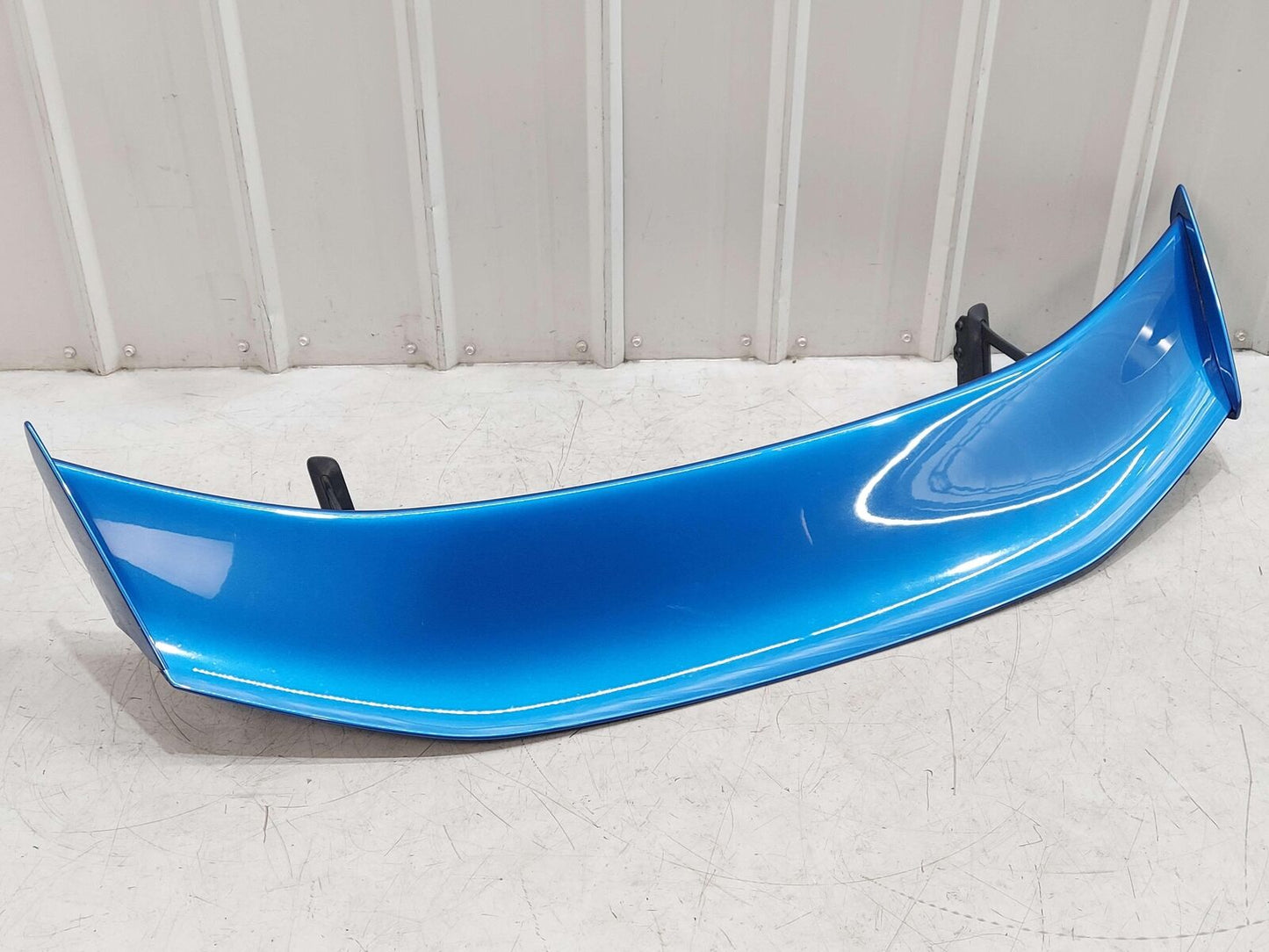 16 PORSCHE CAYMAN GT4 981 REAR SPOILER WING SAPPHIRE BLUE M5J