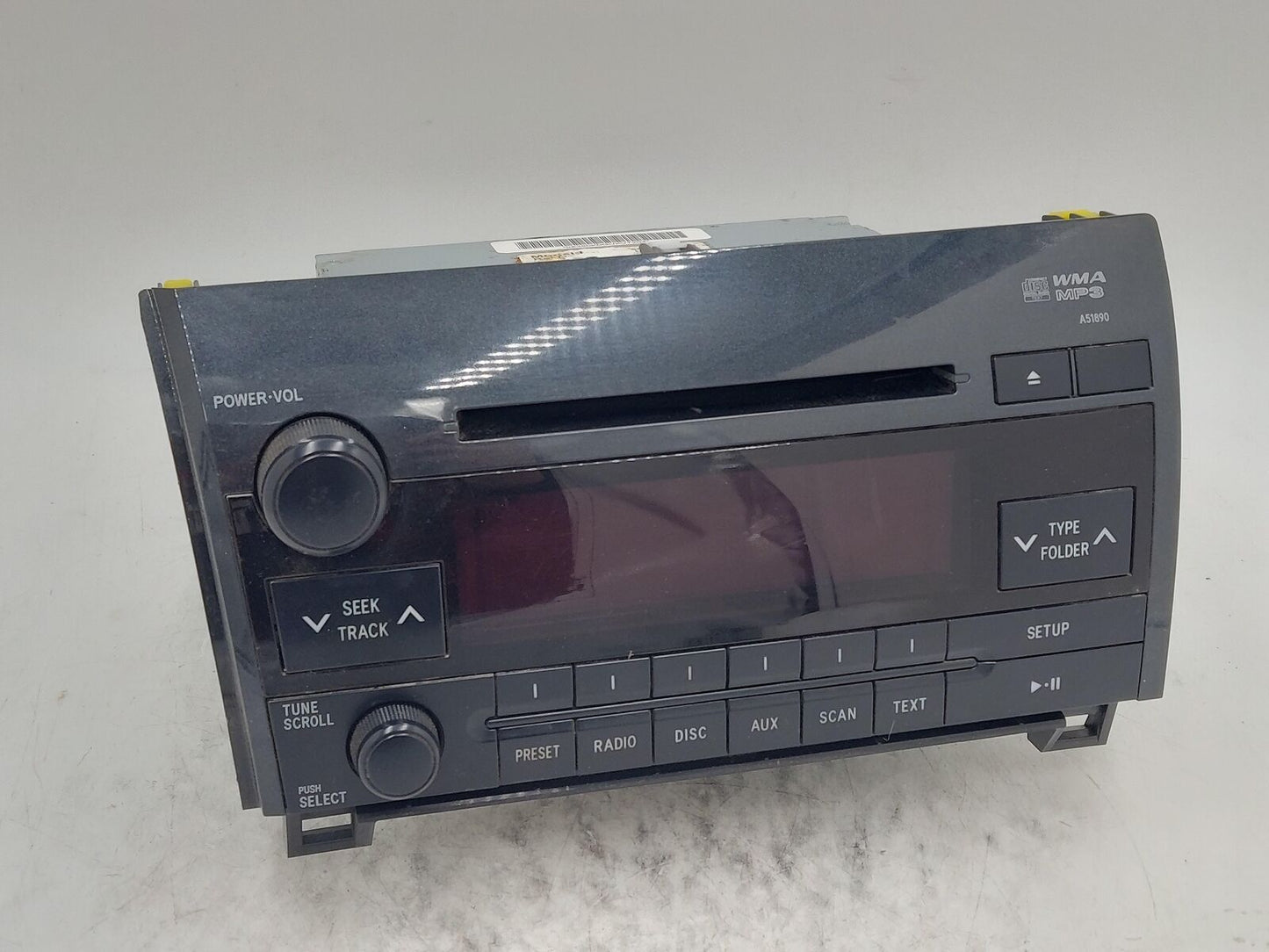 10-13 Toyota Sequoia Panasonic Radio Receiver Am Fm Cd A51890 86120-0C400