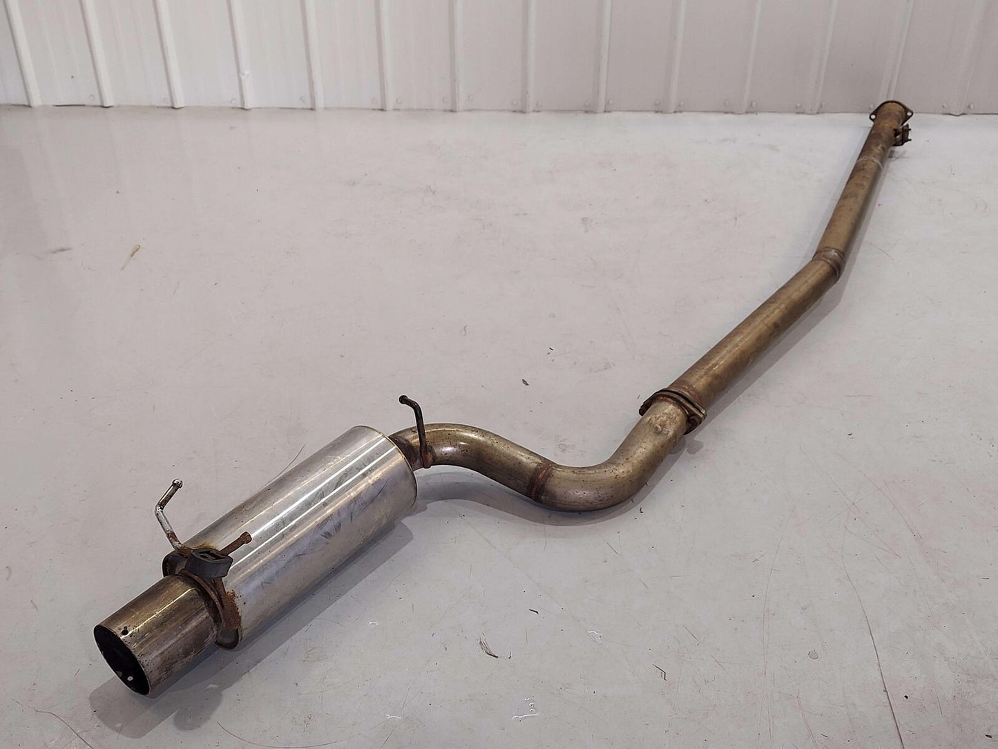 Aftermarket Exhaust Muffler & Mid Pipe For Skyline GTS-T R32 HCR32 COUPE 1991