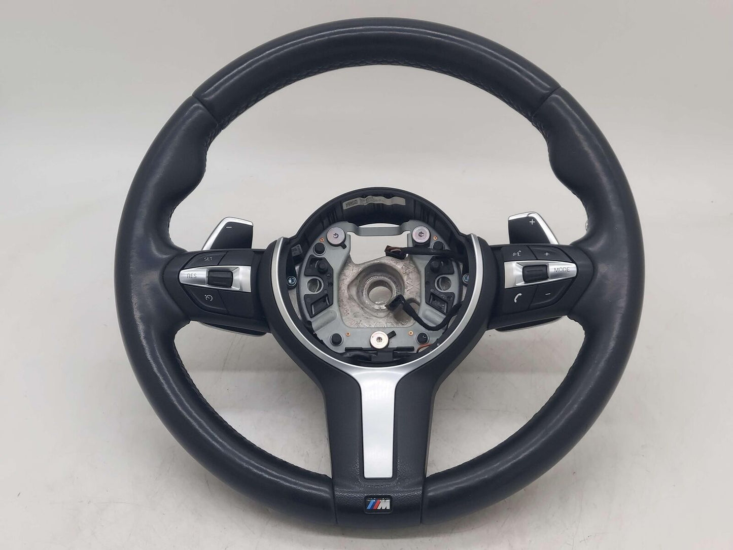 14-16 BMW 235I F23 M-SPORT STEERING WHEEL HEATED PADDLE SHIFTERS BLACK LEATHER