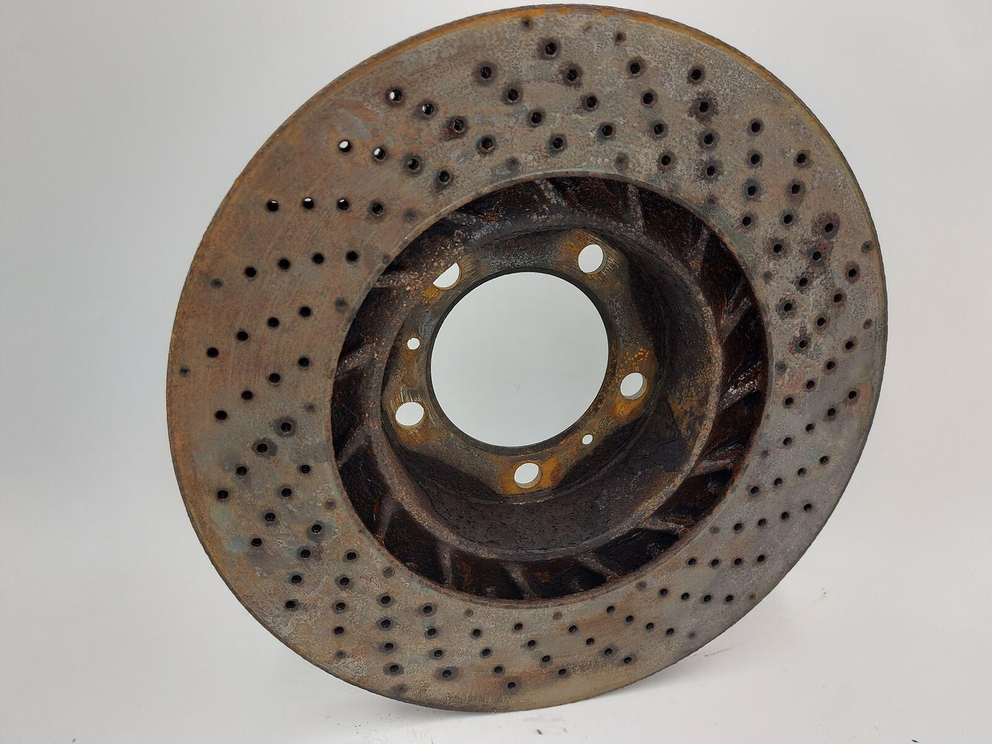 14-19 PORSCHE CAYMAN 718 FRONT LEFT BRAKE DISC ROTOR 99735140101