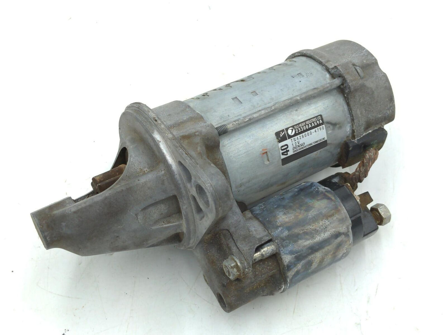 08-15 SUBARU LEGACY Starter Motor 23300aa59a 20K KM'S 2.5L 4 Cyl CVT