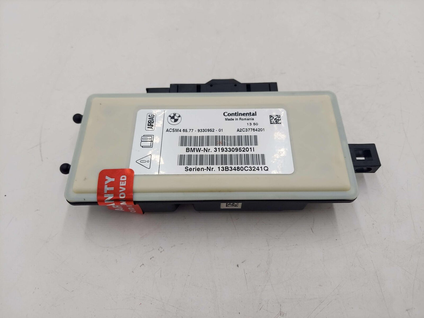 2014 BMW X5 F15 CRASH BAG CONTROL MODULE 65779330952 9330952 31933095201