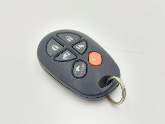 04-20 TOYOTA SIENNA KEY LESS ENTRY REMOTE FOB *GOUGED* GQ43VT20T