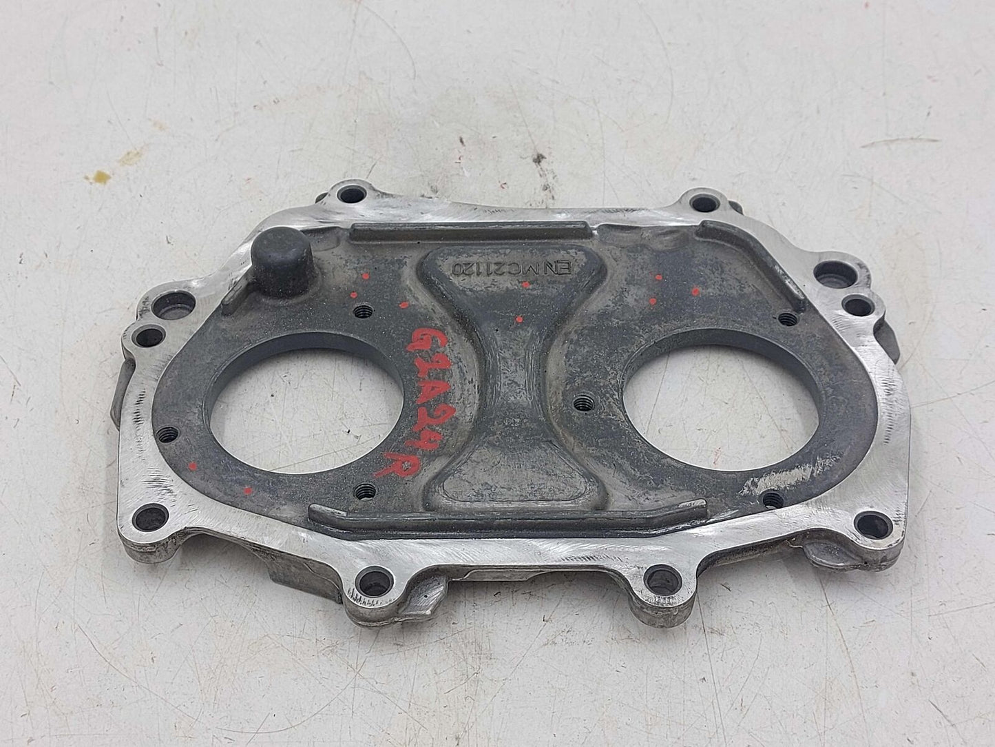 12-21 MERCEDES C43 W205 3.0L RIGHT UPPER ENGINE TIMING COVER A2760150201 276.823