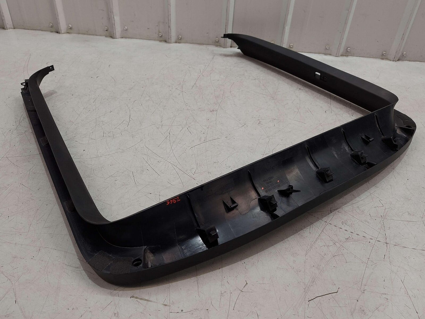 2016 PORSCHE CAYMAN GT4 981 UPPER HATCH TRIM PANEL 981555191