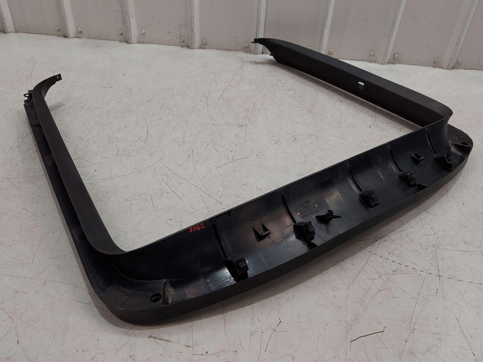 2016 PORSCHE CAYMAN GT4 981 UPPER HATCH TRIM PANEL 981555191