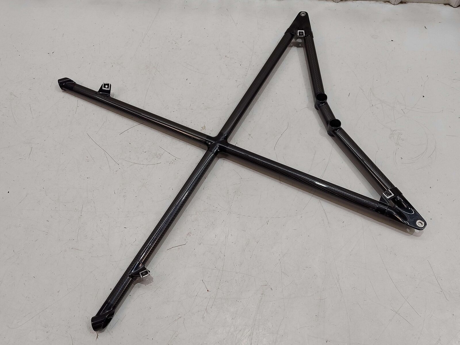 2018 LAMBORGHINI AVENTADOR S LP740-4 REAR CROSSMEMBER CRADLE CARBON FIBER BRACE