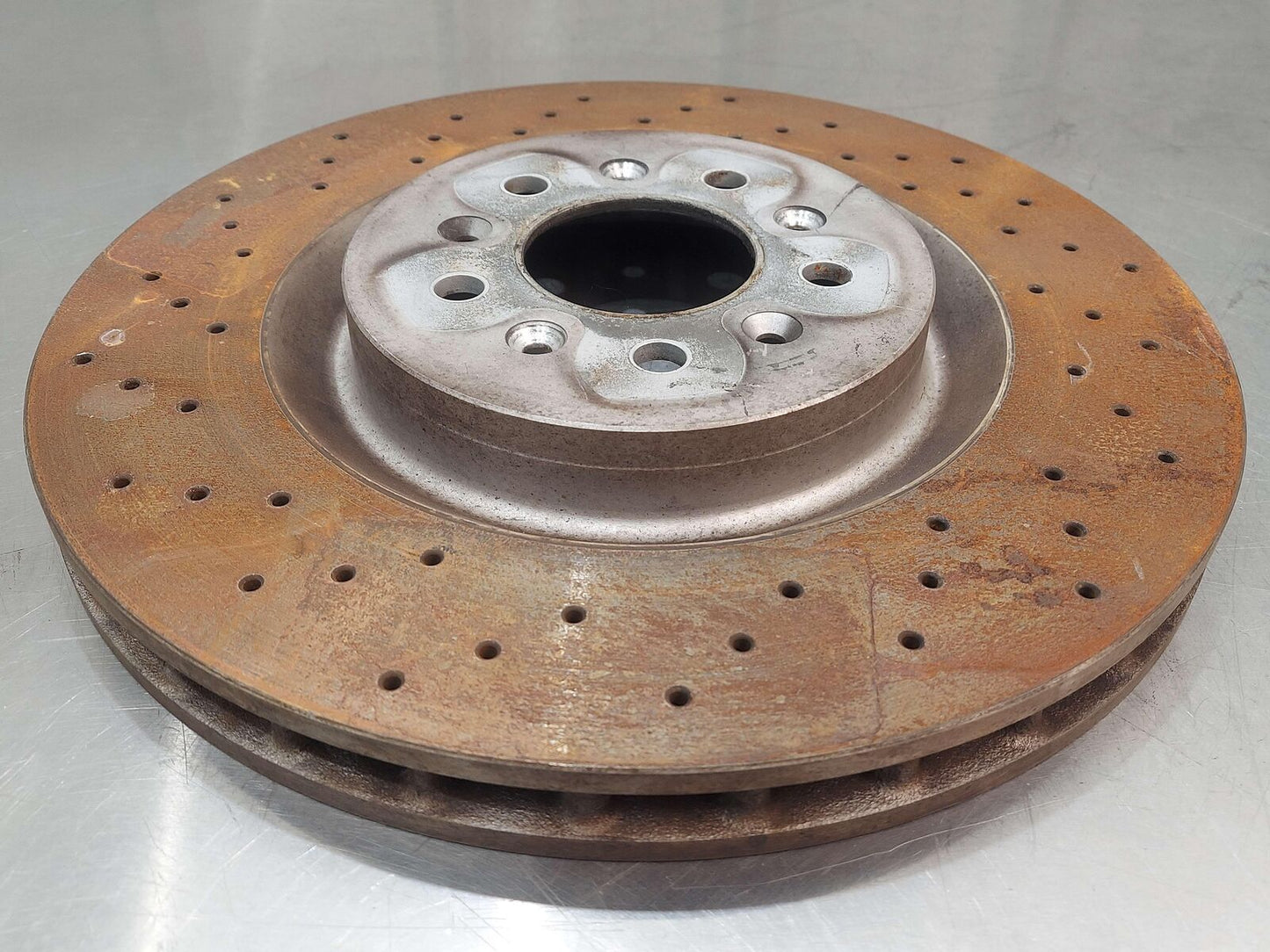 05-06 FORD GT GT40 SUPERCAR FRONT RH RIGHT BRAKE DISC ROTOR 4G7Z1125AA OEM