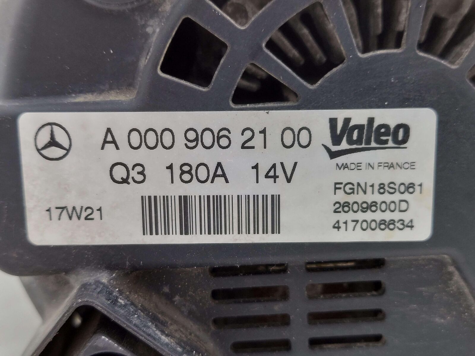 16-19 MERCEDES GLE63S AMG W166 Alternator A0009062100 180A