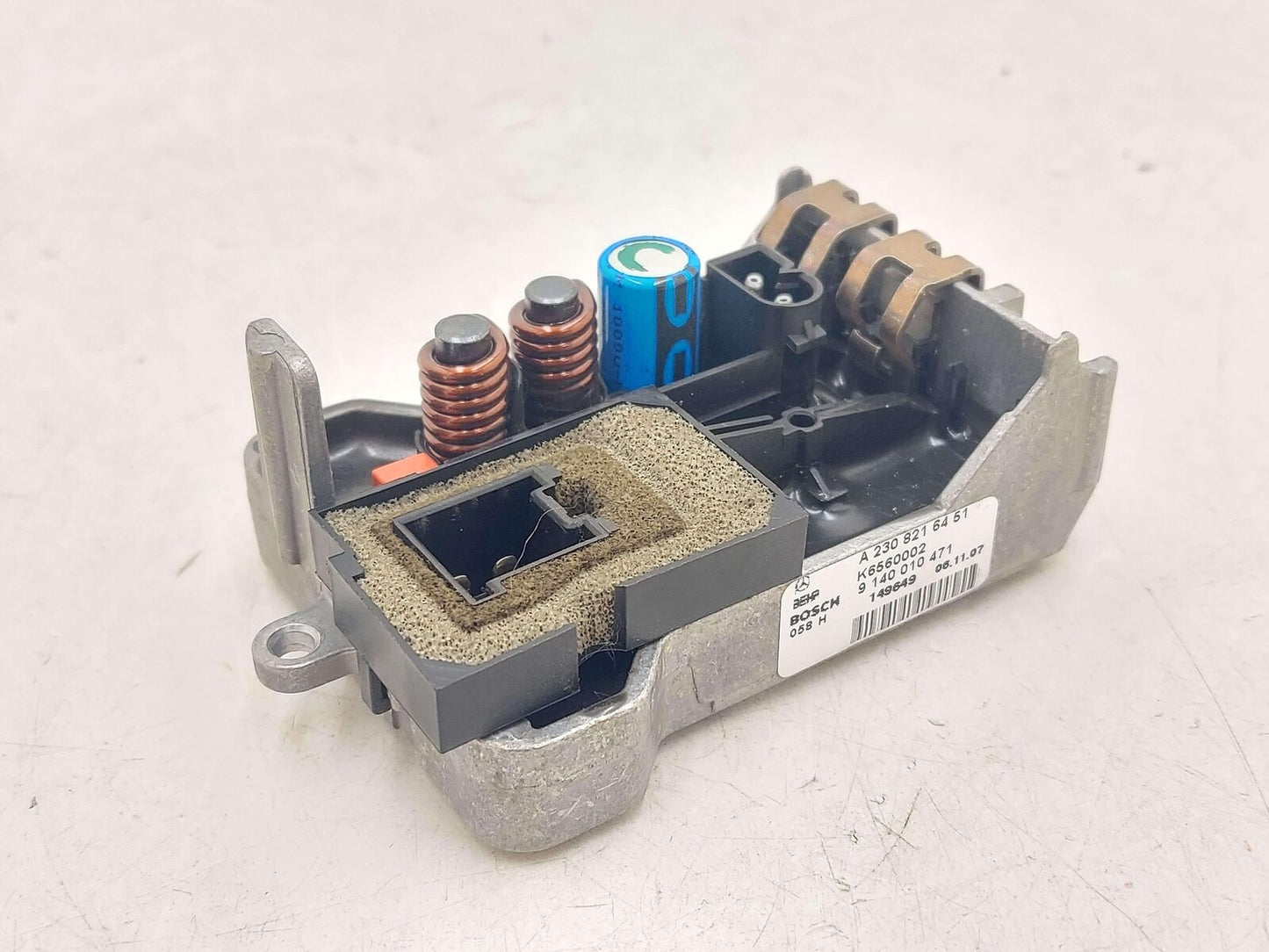 06-11 MERCEDES CLS550 W219 BOSCH HVAC A/C HEATER BLOWER MOTOR RESISTOR ONLY