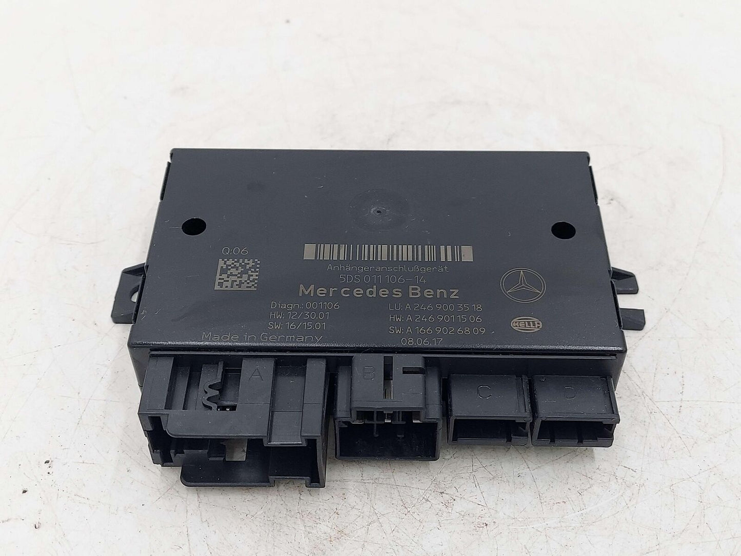 18-19 MERCEDES GLE63S AMG W166 TRAILER TOW CONTROL MODULE *notes* 2469003518