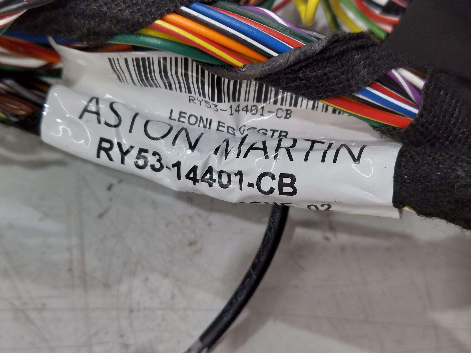 2024 ASTON MARTIN DB12 VOLANTE DASH WIRE HARNESS RY53-53629-CB RY53-14401-CB