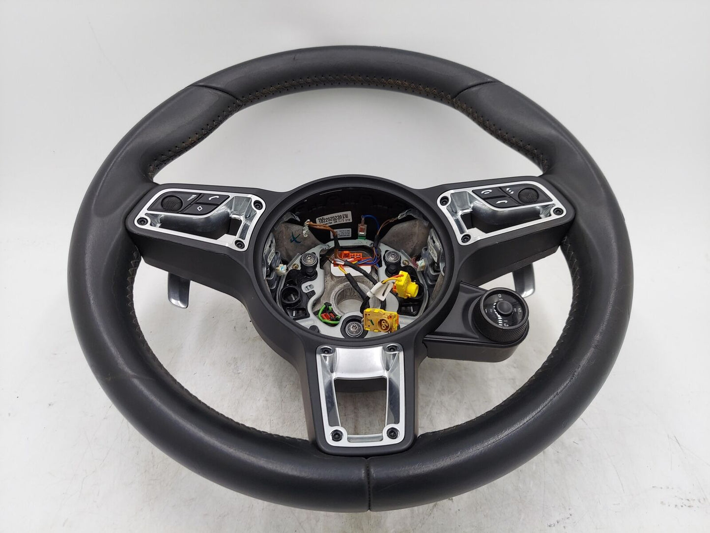 17-22 Porsche Cayman 718 Steering Wheel Black *Gouges* GT STYLE w/ paddle shift