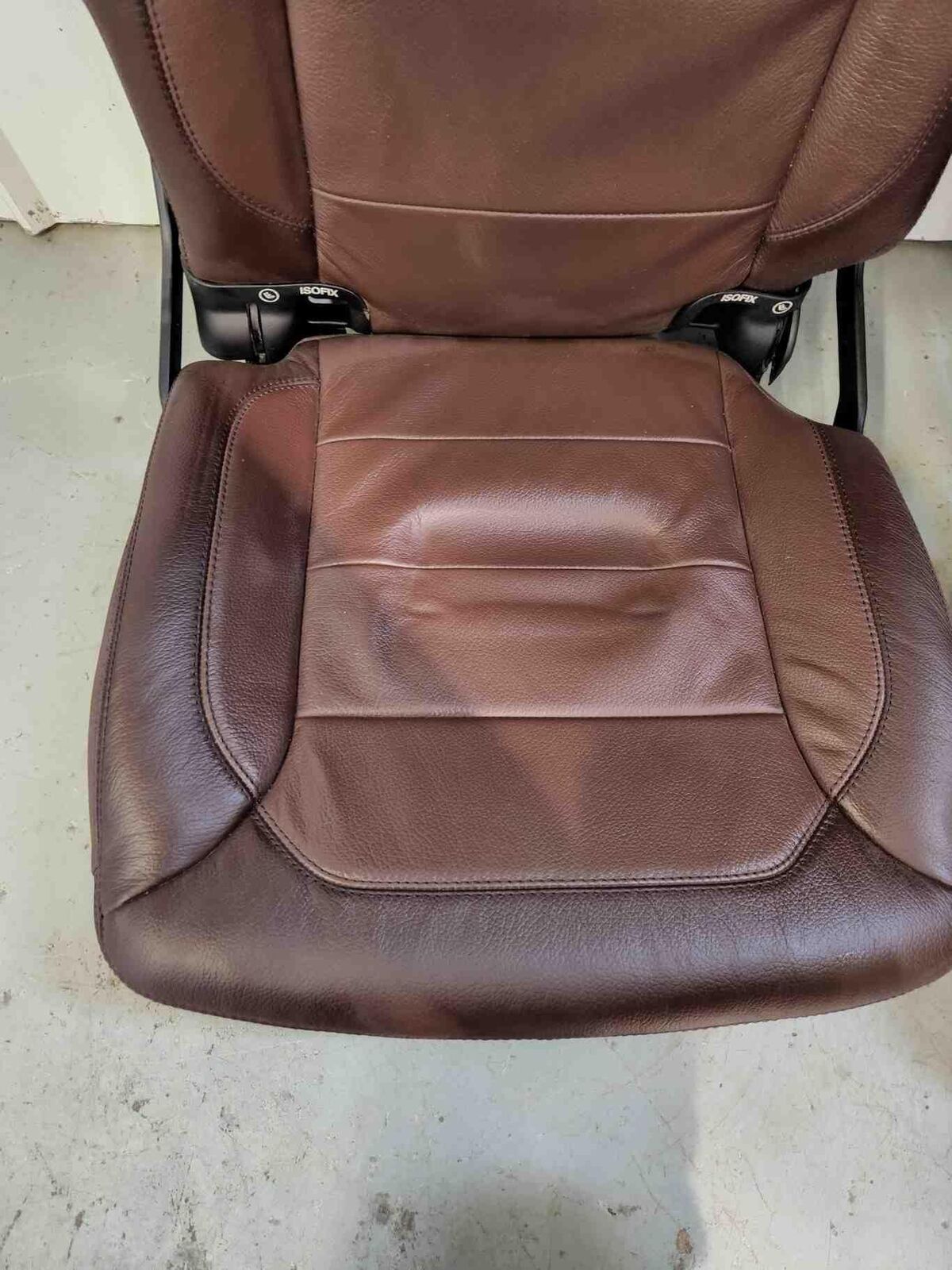 12-16 MERCEDES GL550 X166 BROWN LEATHER INTERIOR SEAT SET DOOR PANELS WOOD TRIM