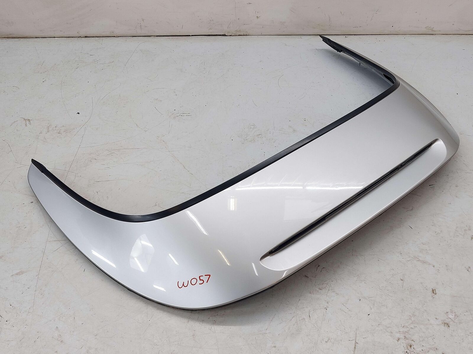 05-08 Porsche 911 997 Carrera S REAR LID CONVERTIBLE TOP COVER PANEL SILVER