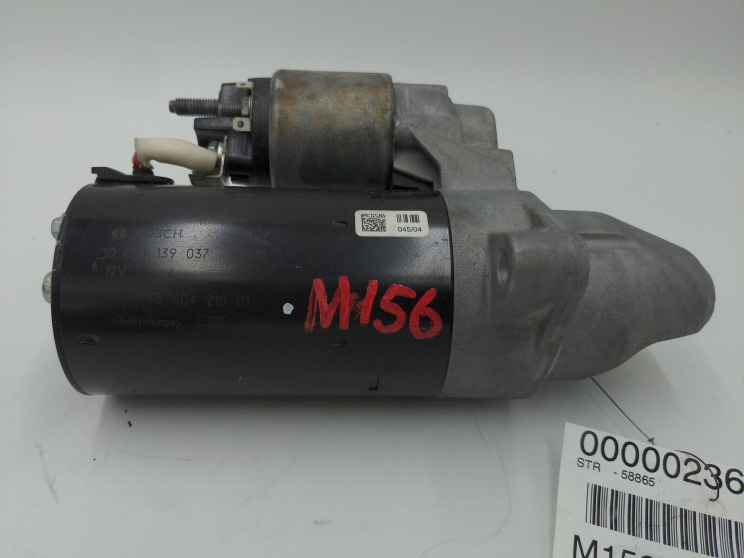 10-16 PORSCHE PANAMERA Starter Motor 94860421001 948604210 21K KM'S