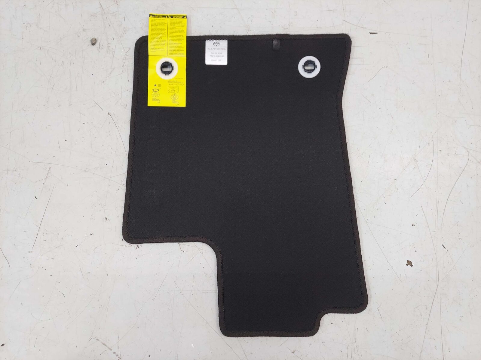 2022 TOYOTA TUNDRA FLOOR MAT CREWMAX BLACK CARPET OEM PT919-34220-20 *NEW IN BAG